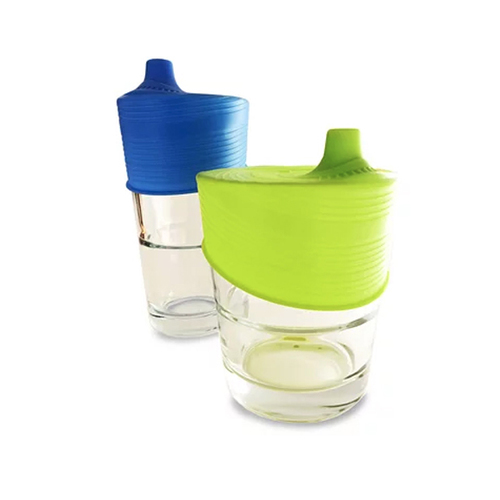 Silikids 果凍餐具 超彈力隨行鴨嘴杯套兩入組 Silikids 果凍餐具 超彈力隨行鴨嘴杯套兩入組