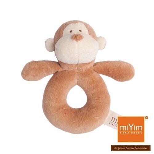 【miYim】有機棉手搖鈴 布布小猴