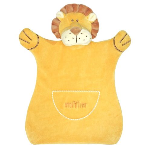 【miYim】有機棉手偶安撫巾 里歐獅子