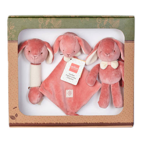 【miYim】有機棉安撫玩具禮盒組 邦妮兔兔 【miYim】有機棉安撫玩具禮盒組 邦妮兔兔