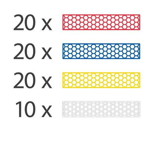 BIOBLO蜂巢積木 START BOX (70片/4色) BIOBLO蜂巢積木 START BOX (70片/4色)