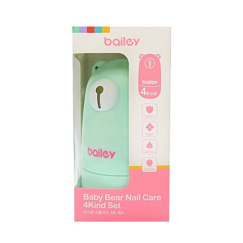 【Bailey】寶寶安全指甲剪4件組(小熊) 【Bailey】寶寶安全指甲剪4件組(小熊)