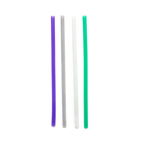 Silikids 果凍餐具 四入矽膠吸管組(超長27cm) Silikids 果凍餐具 四入矽膠吸管組(超長27cm)