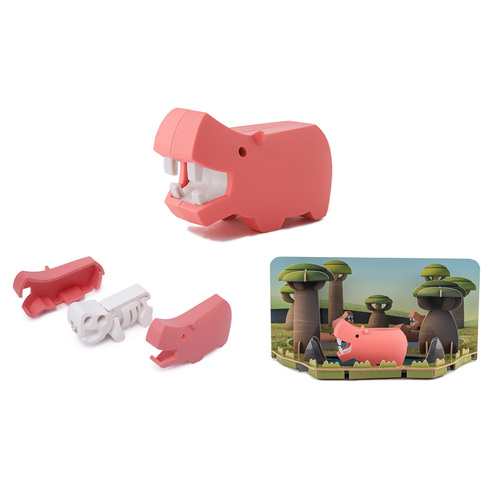 HALFTOYS 3D動物系列 河馬HIPPO HALFTOYS 3D動物系列 河馬HIPPO