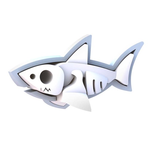 HALFTOYS 3D海洋系列 大白鯊WHITE SHARK HALFTOYS 3D海洋系列 大白鯊WHITE SHARK