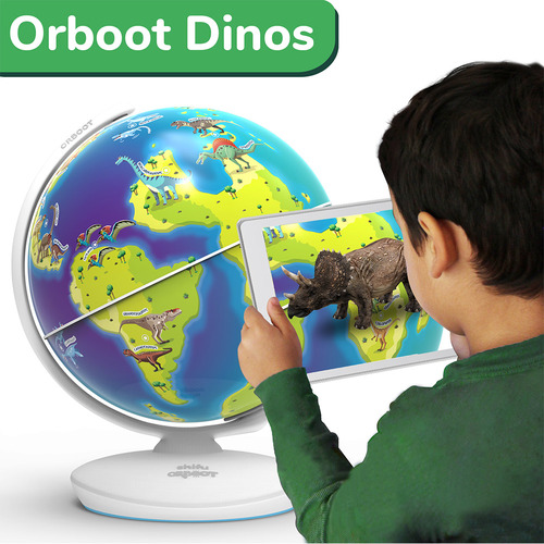 【PlayShifu】 Orboot情境互動式地球儀 恐龍
