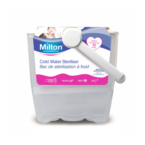 【Milton米爾頓】奶瓶奶嘴消毒器 (加贈40顆消毒錠) 【Milton米爾頓】奶瓶奶嘴消毒器 (加贈40顆消毒錠)