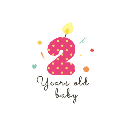 小童棉柔短T 寶貝生日T 2歲 小童棉柔短T 寶貝生日T 2歲