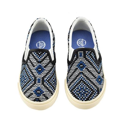 HAMS 兒童 Jacquard 編織懶人鞋 海洋藍 HAMS 兒童 Jacquard 編織懶人鞋 海洋藍