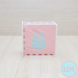 【Pato Pato】動物巧拼地墊 30cm 兔子愛吃紅蘿蔔 - 32片