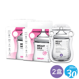 【Bailey】感溫母乳儲存袋(指孔型) 30入 2盒