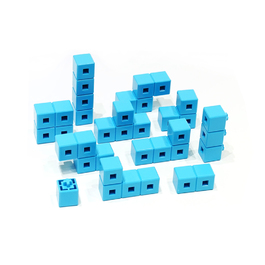 AniBlock安尼博樂 AR積木拼圖 單色積木 (藍色)