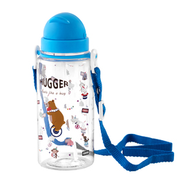 【HUGGER】兒童吸管水壺 550ml 馬戲團