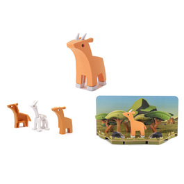 【HALFTOYS】 3D動物系列 高角羚IMPALA