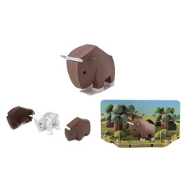 【HALFTOYS】 3D動物系列 角馬GNU