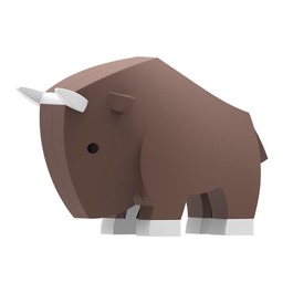 【HALFTOYS】 3D動物系列 角馬GNU