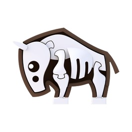 HALFTOYS 3D動物系列 角馬GNU