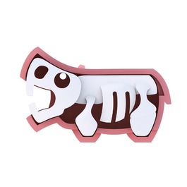 【HALFTOYS】 3D動物系列 河馬HIPPO