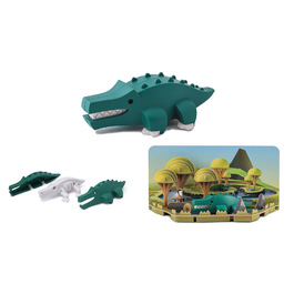 【HALFTOYS】 3D動物系列 鱷魚CROCODILE