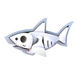 【HALFTOYS】 3D海洋系列 大白鯊WHITE SHARK