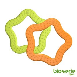 【bioserie】海星點點固齒玩具 2入組