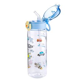 【HUGGER】兒童彈蓋吸管水壺 500ml 交通工具