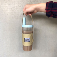 HUGGER 輕便手搖杯飲料提袋 奶茶色 HUGGER 輕便手搖杯飲料提袋 奶茶色