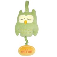 【miYim】有機棉音樂拉鈴 歐唷貓頭鷹