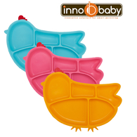 【Innobaby】歡樂小雞矽膠防滑餐盤(水藍) 【Innobaby】歡樂小雞矽膠防滑餐盤(水藍)