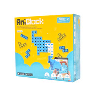 【AniBlock安尼博樂】AR積木拼圖 2色 黃藍