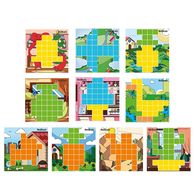 AniBlock安尼博樂 AR積木拼圖 4色圖卡擴充包 AniBlock安尼博樂 AR積木拼圖 4色圖卡擴充包