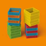 BIOBLO蜂巢積木 HELLO BOX (100片/5色) BIOBLO蜂巢積木 HELLO BOX (100片/5色)