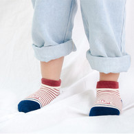 sNug 健康童襪(止滑)-丈青米 sNug 健康童襪(止滑)-丈青米