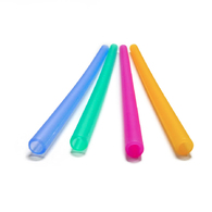 Silikids 果凍餐具 四入矽膠吸管組(20cm)繽紛 Silikids 果凍餐具 四入矽膠吸管組(20cm)繽紛