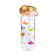 【HUGGER】兒童彈蓋吸管水壺 500ml 動物世界 【HUGGER】兒童彈蓋吸管水壺 500ml 動物世界