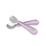 【VIIDA】Soufflé 不鏽鋼叉匙組 (S)-薰衣草紫