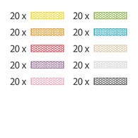 BIOBLO蜂巢積木 FUN BOX (200片/10色) BIOBLO蜂巢積木 FUN BOX (200片/10色)
