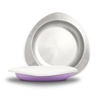 【VIIDA】Soufflé 抗菌不鏽鋼餐盤-薰衣草紫