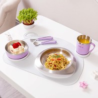 VIIDA Soufflé 抗菌不鏽鋼餐具組-薰衣草紫 VIIDA Soufflé 抗菌不鏽鋼餐具組-薰衣草紫