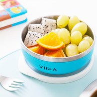 VIIDA Soufflé 抗菌不鏽鋼餐碗-寶貝藍 VIIDA Soufflé 抗菌不鏽鋼餐碗-寶貝藍