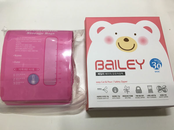 韓國Bailey貝睿母乳儲存袋推薦 (指孔型/基本型)