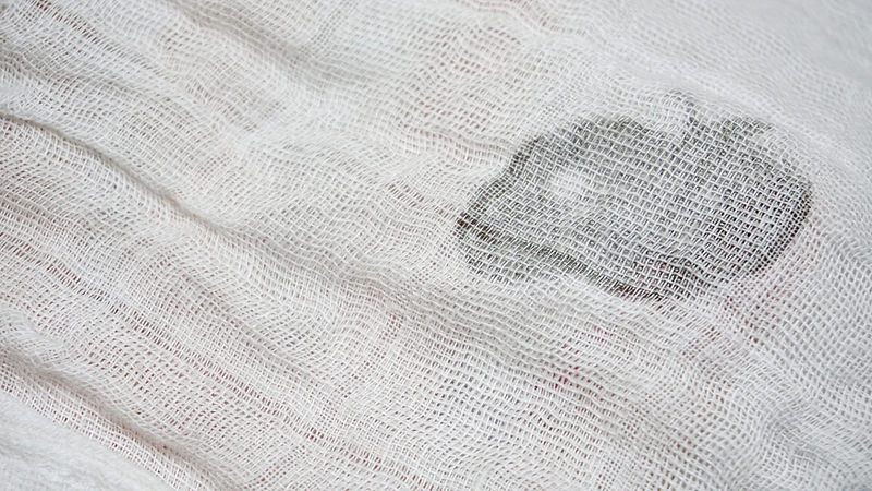mezoome純棉紗布包巾 muslin cotton材質特寫