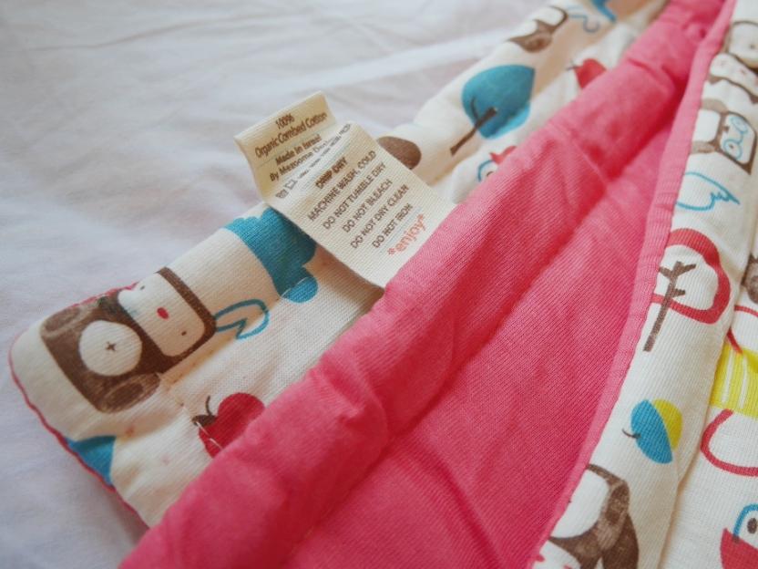 以色列mezoome兒童四季被，蜜桃紅嬰兒棉被推薦-威斯邁親子購物