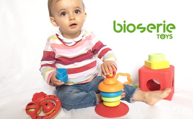 bioserie綠色嬰幼兒啟發玩具
