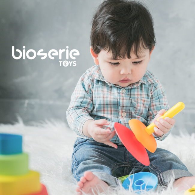 bioserie 2合1益智堆疊玩具