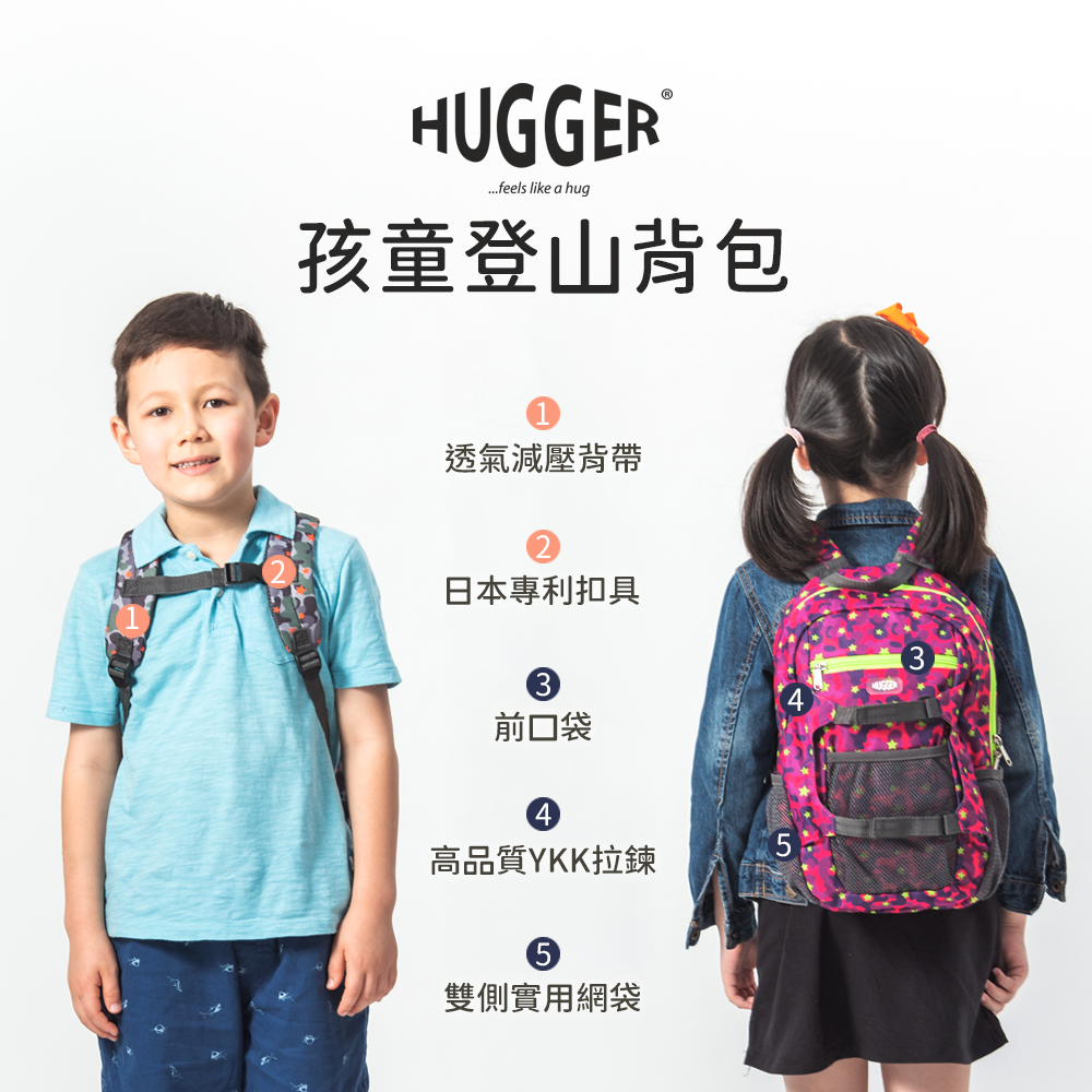 HUGGER兒童背包特色