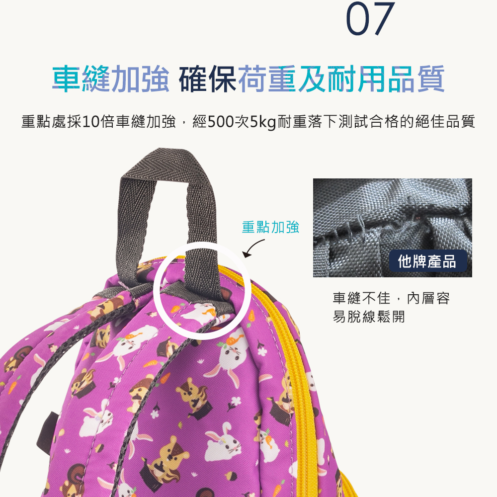Hugger背包強韌車縫 Hugger背包強韌車縫