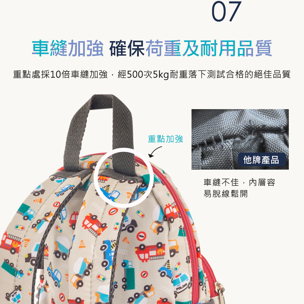 Hugger背包強韌車縫 Hugger背包強韌車縫