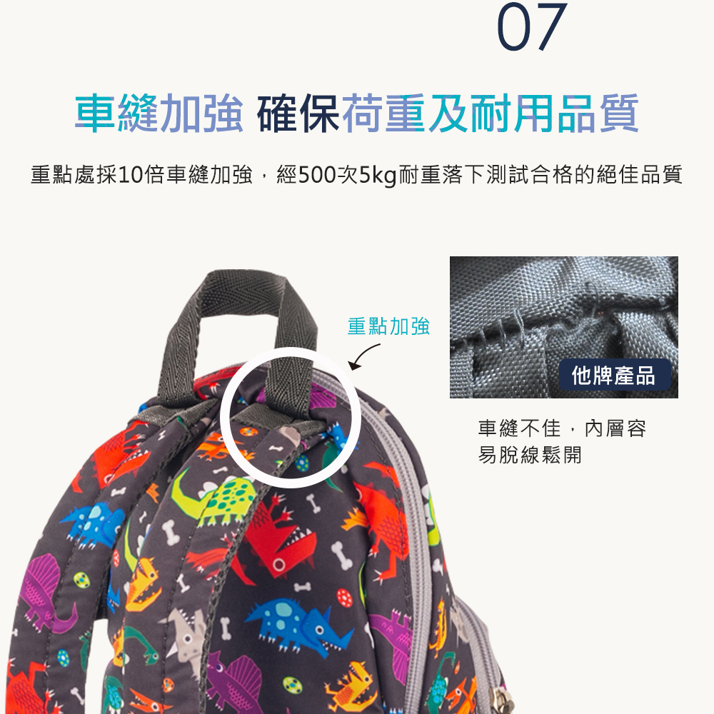 Hugger採用高品質YKK拉鍊 Hugger採用高品質YKK拉鍊