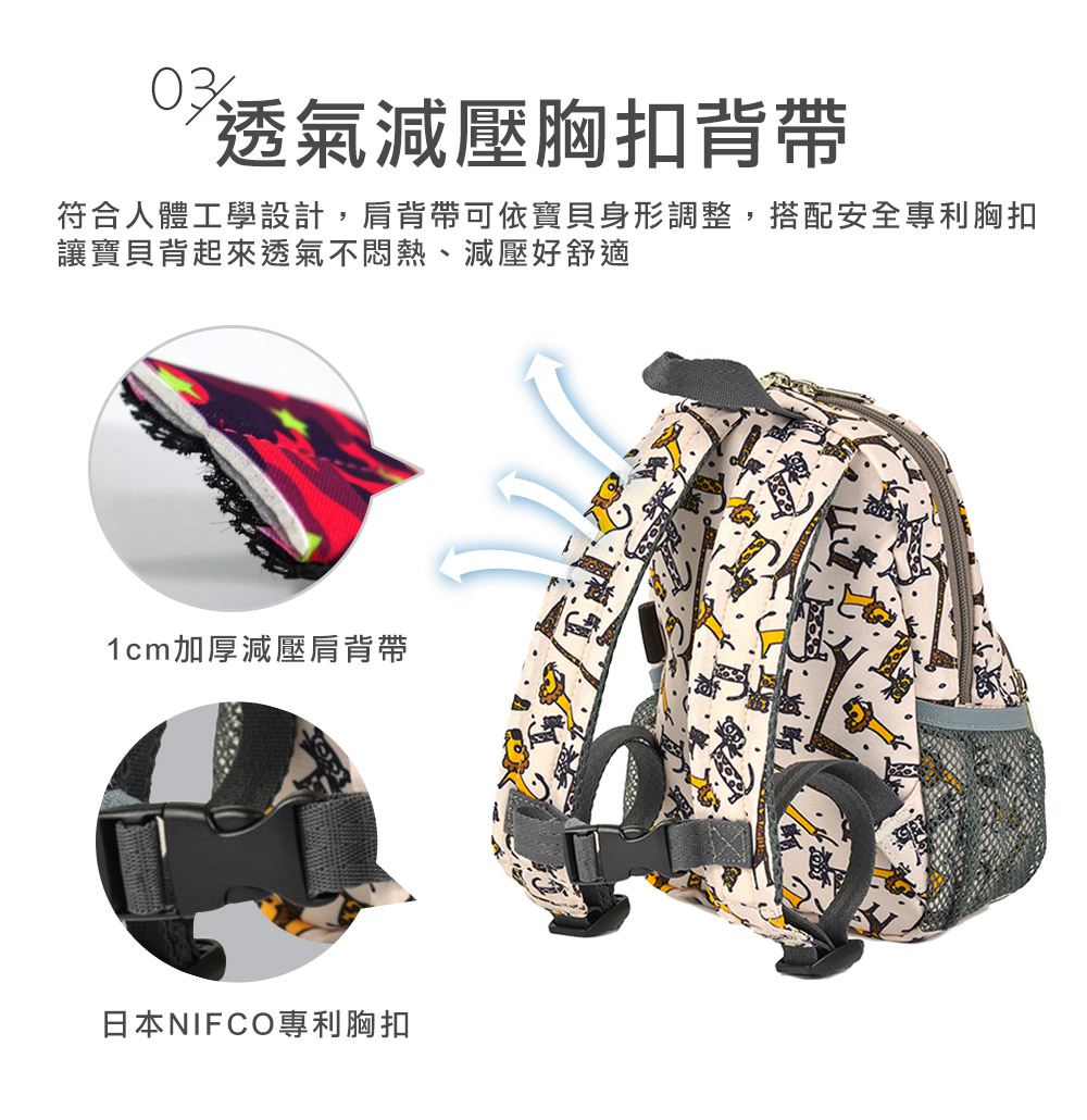 英國HUGGER兒童背包 馬達加斯加 透氣減壓背帶、前胸扣,幼童更好背 英國HUGGER兒童背包 馬達加斯加 透氣減壓背帶、前胸扣,幼童更好背